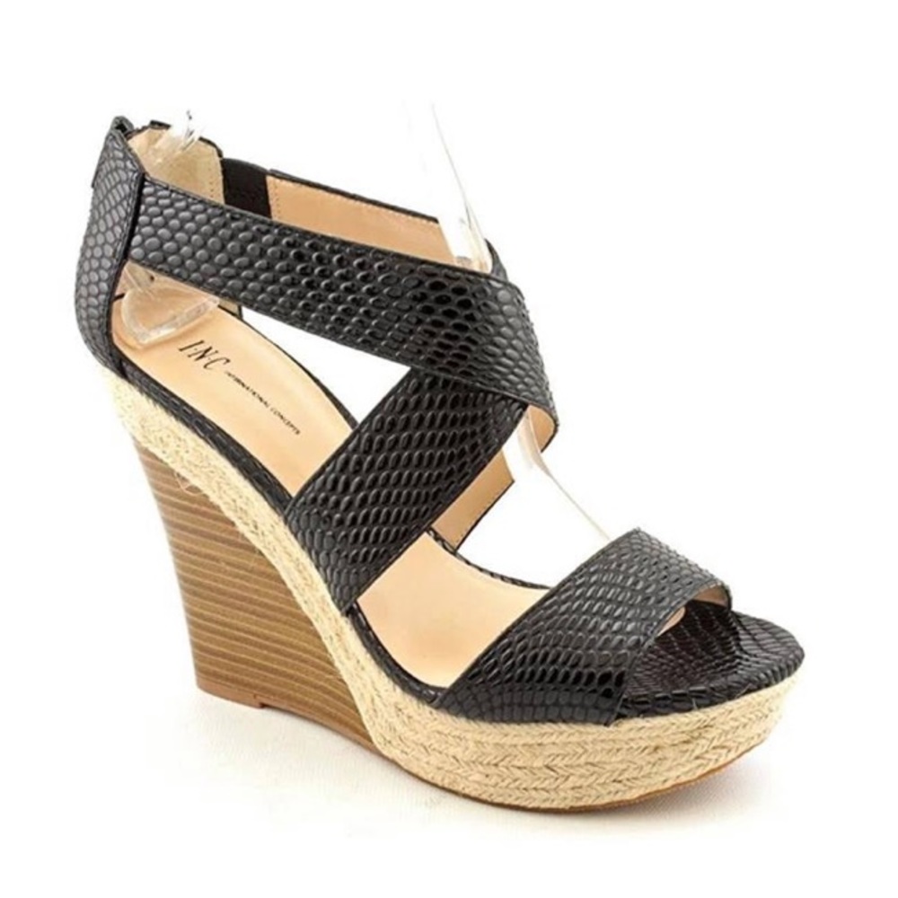 INC WEDGE SANDALS